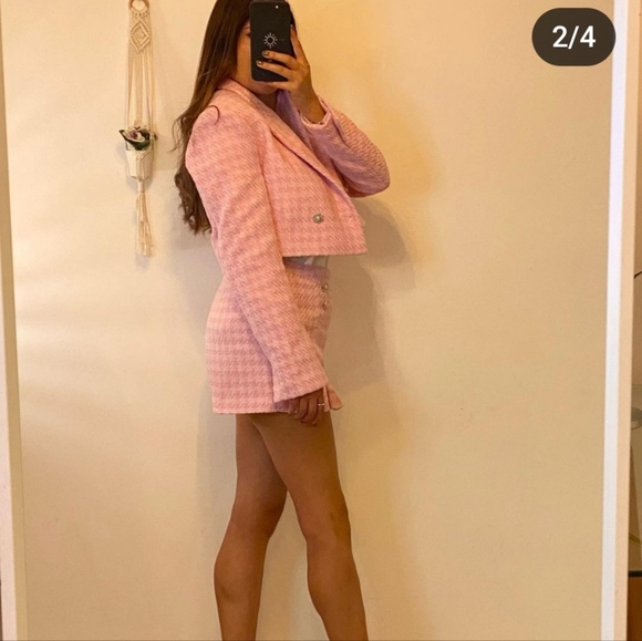 Zara 2pcs Cropped blazer + skort - Picture 13 of 16